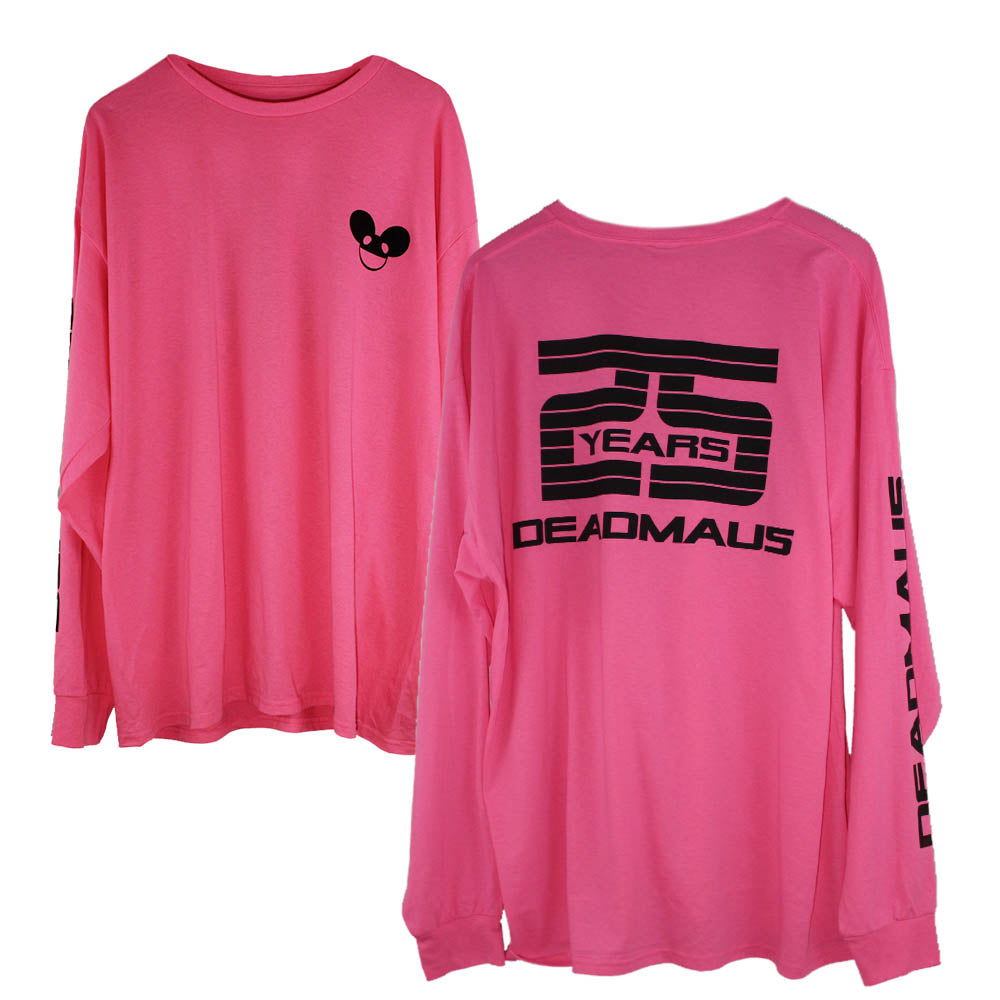 25 Years Long Sleeve T-Shirt (Pink)