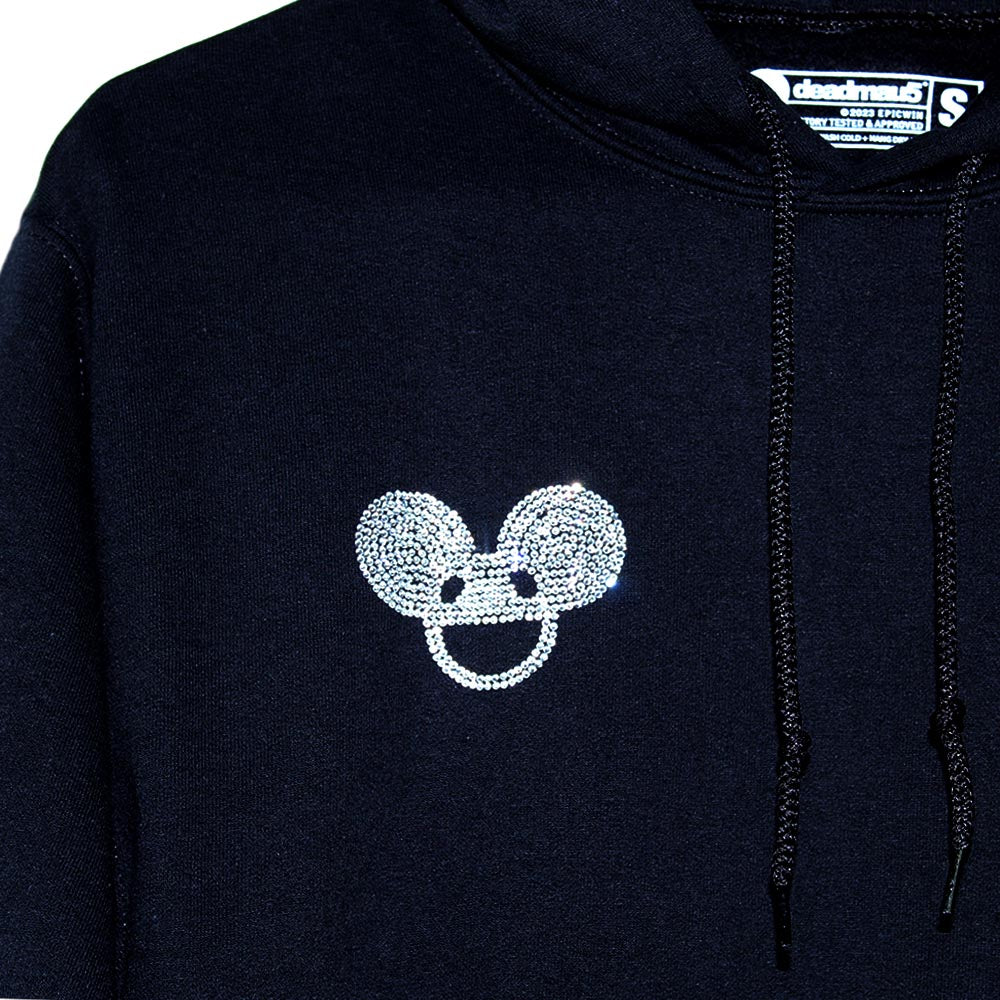 Black Bedazzled Hoodie
