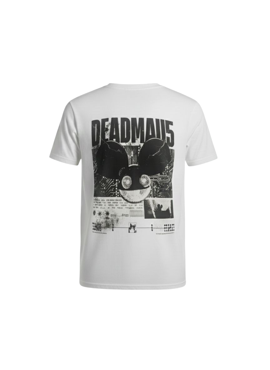 deadmau5 White Tee