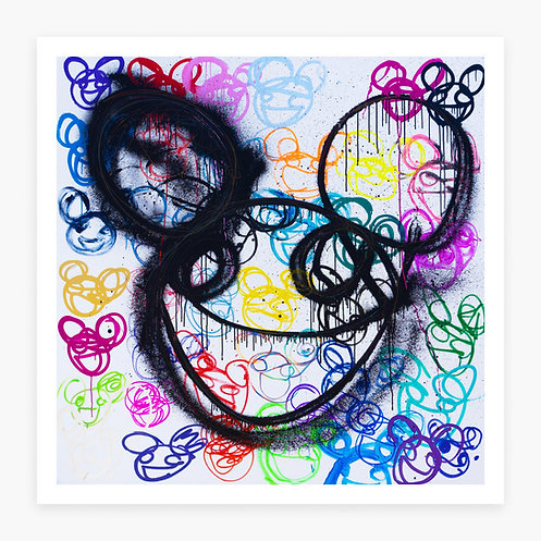 deadmau5 X Gregory Siff - "The Big Happy" fine art print