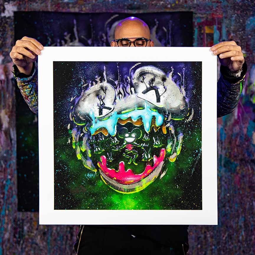 deadmau5 X David Garibaldi fine Art Print