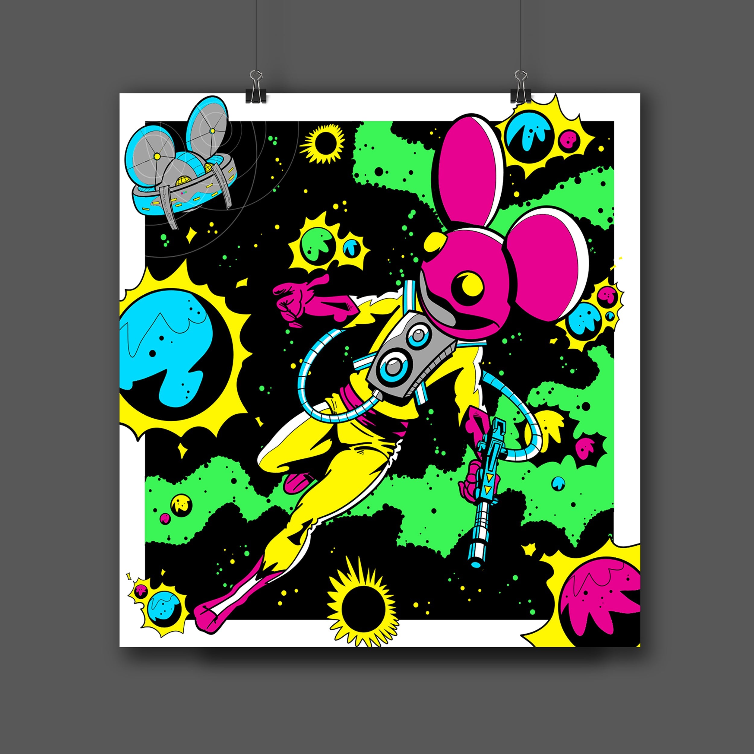 deadmau5 x Thumbs - fine art print