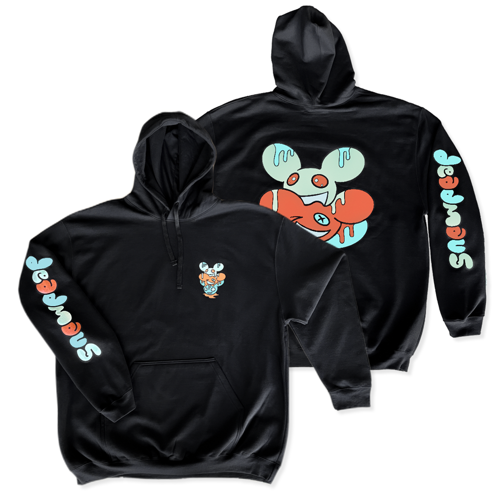 squishymau5 black pullover hoodie