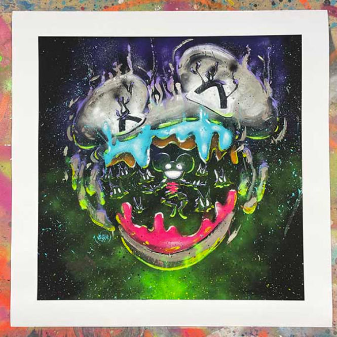 deadmau5 X David Garibaldi fine Art Print