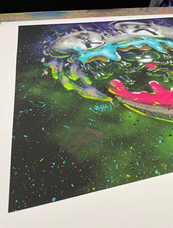 deadmau5 X David Garibaldi fine Art Print