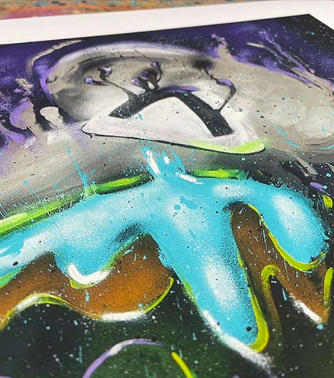 deadmau5 X David Garibaldi fine Art Print