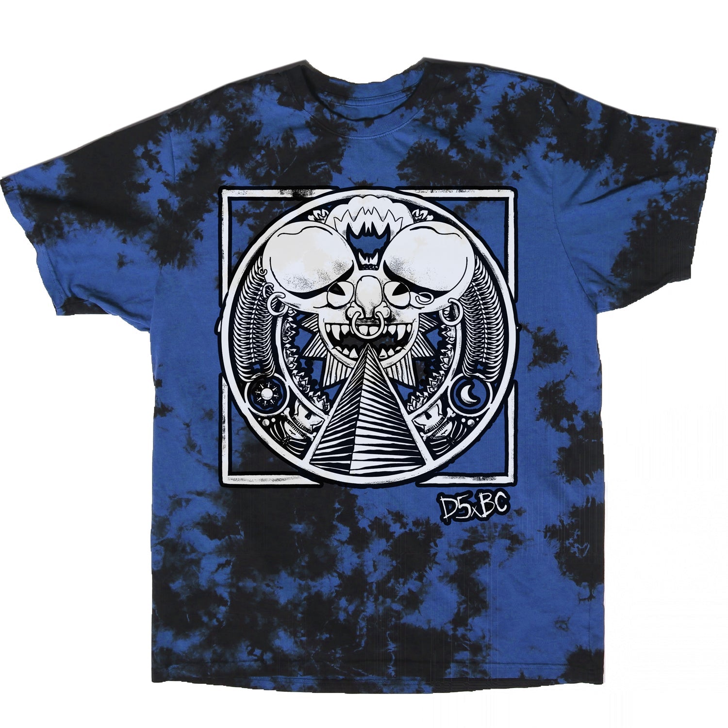 deadmau5 x Blackcraft Cult - Ancient Mau5 - Blue lightning Dye Tee