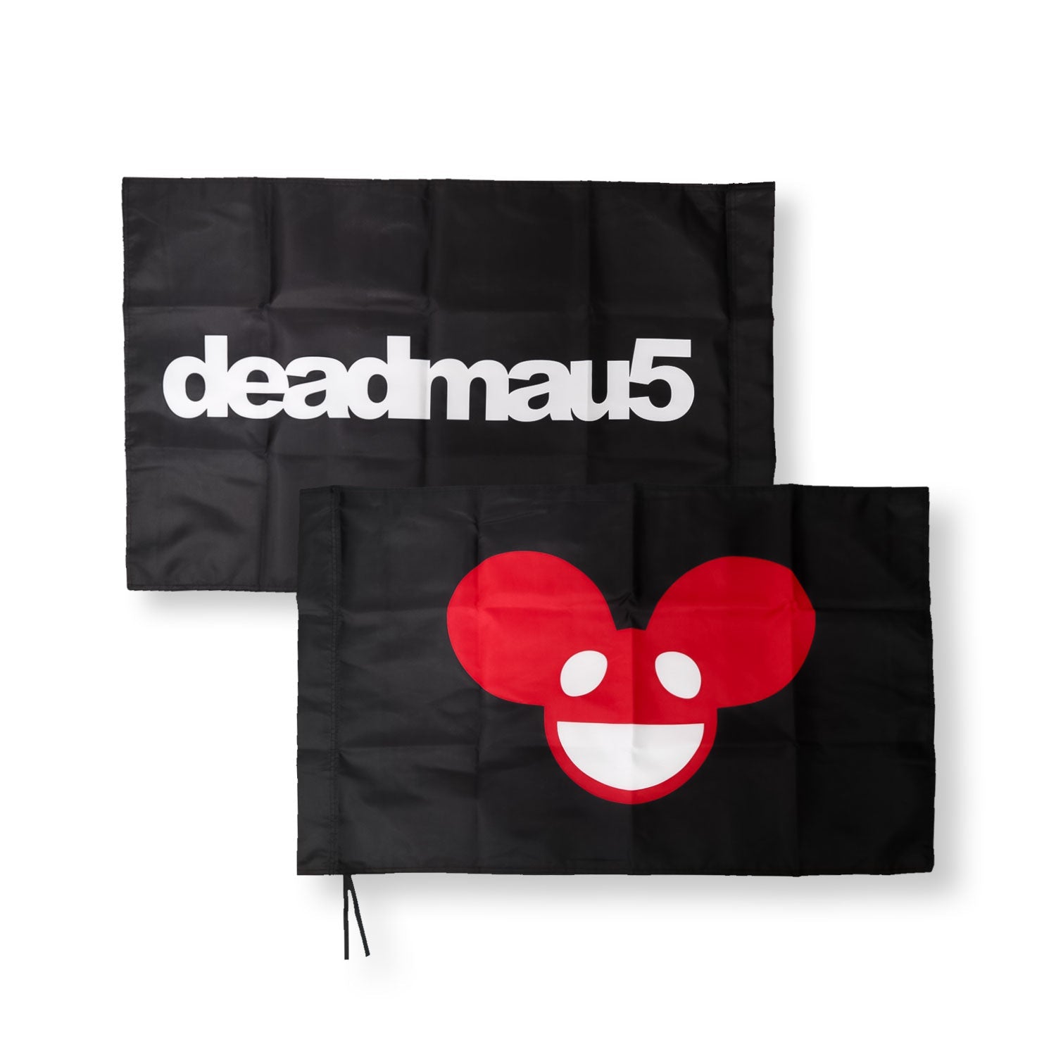 red logo double sided flag