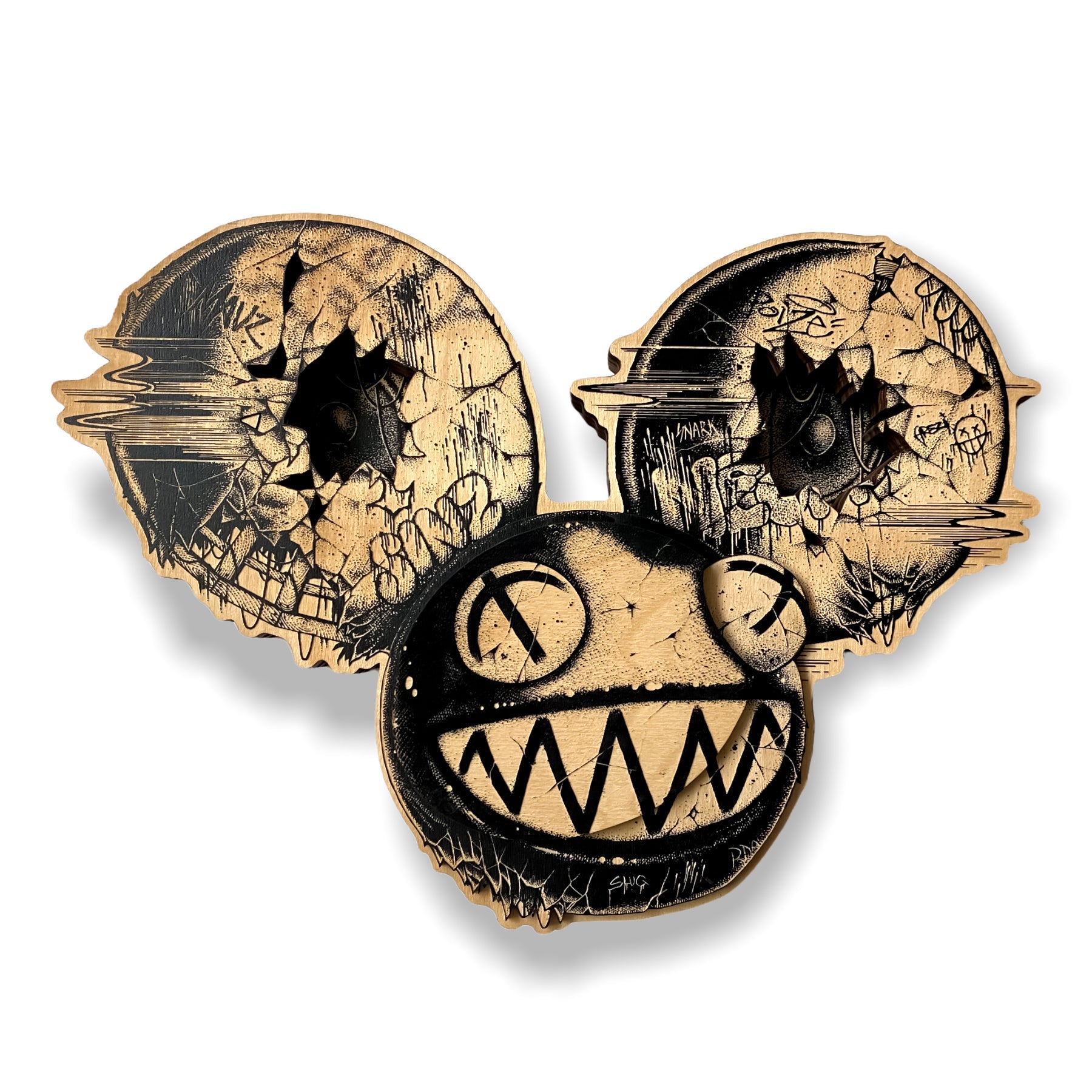 deadmau5 x Paul Jackson - limited edition wood art print
