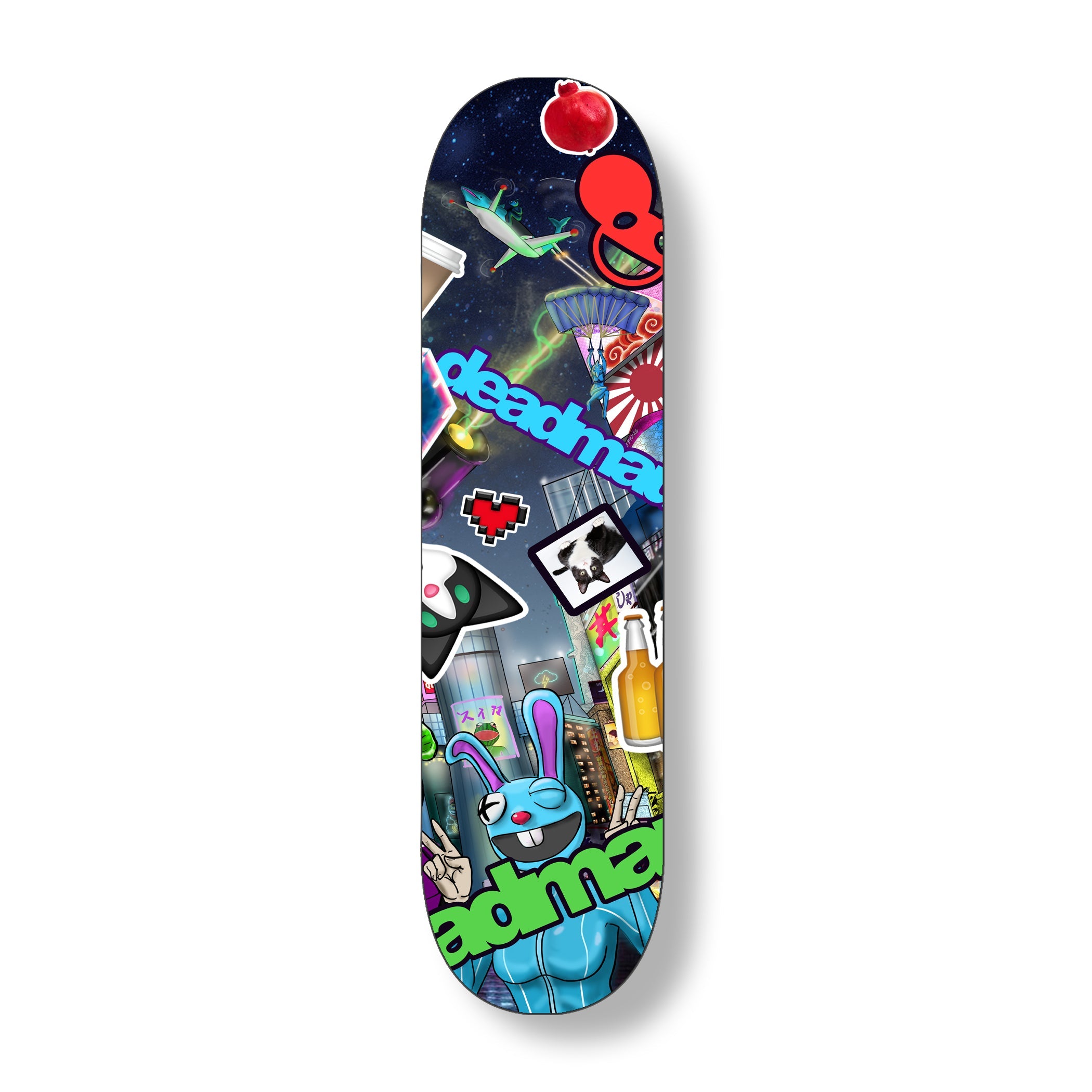 "neon city" skatedeck 5eries - #4