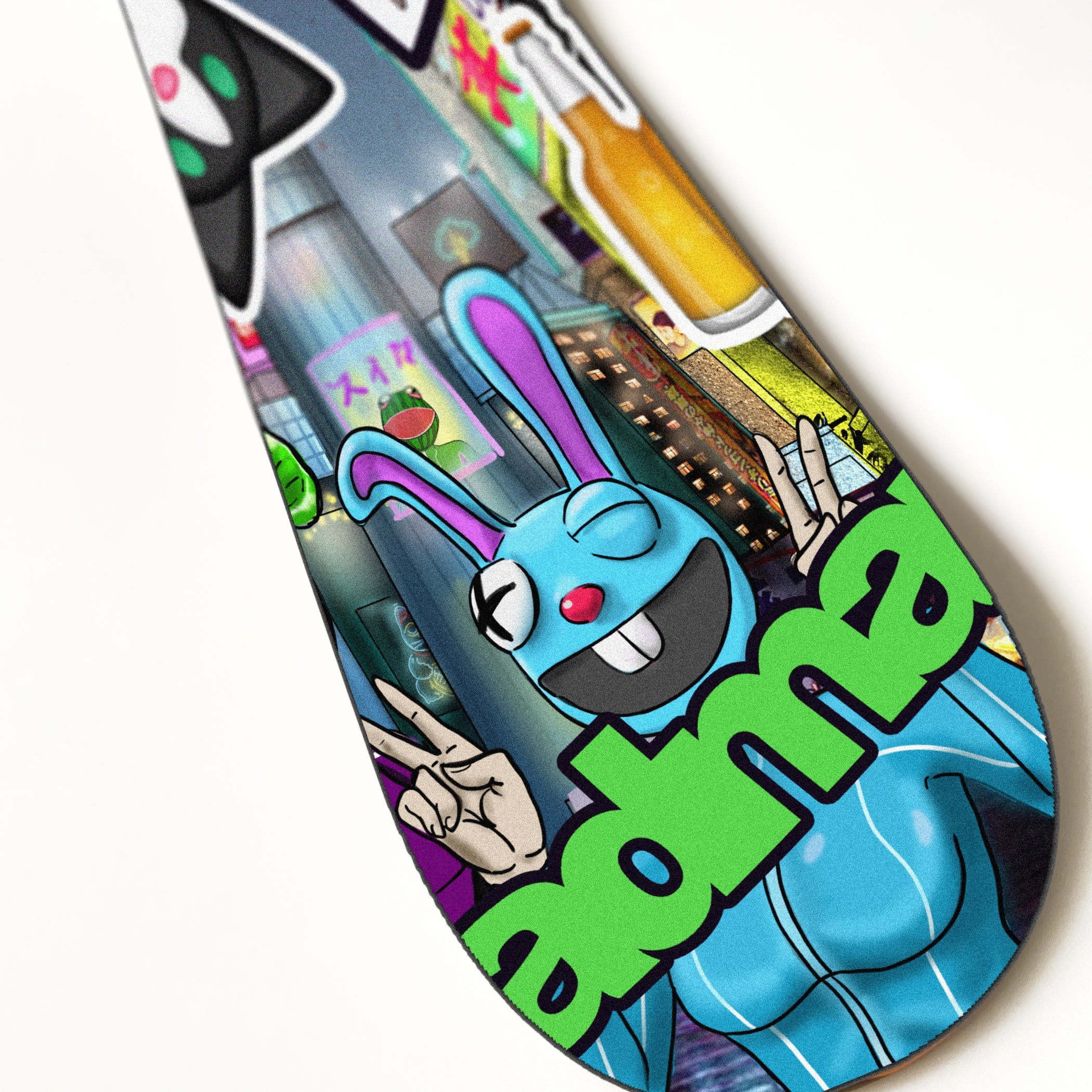 "neon city" skatedeck 5eries - #4