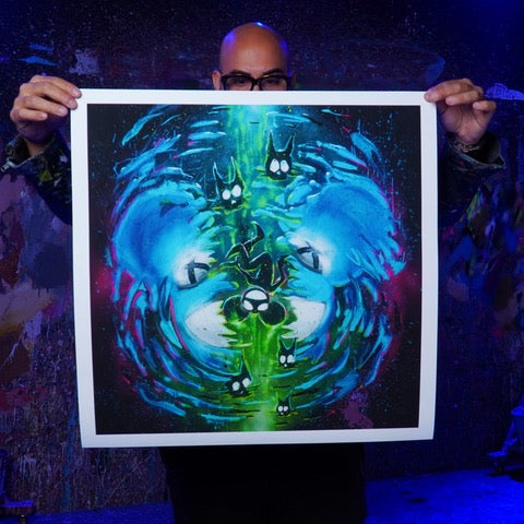 deadmau5 x David Garibaldi fine art print 2nd edition