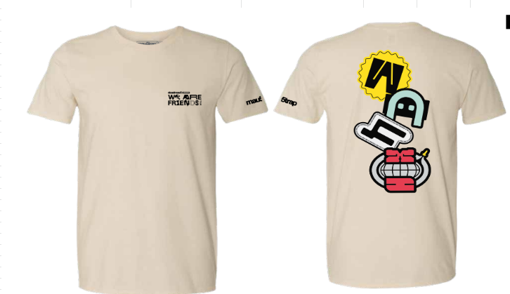 mau5trap - We Are Friends Tee - Natural