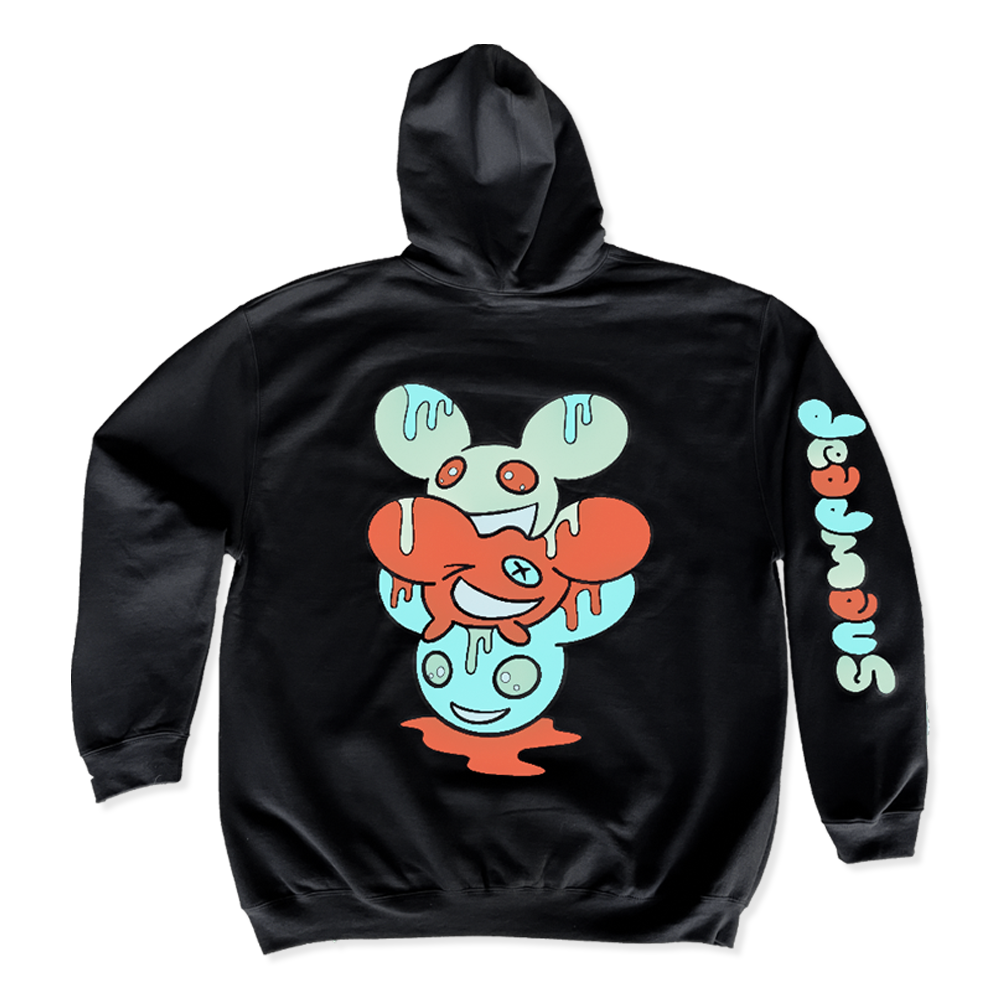 squishymau5 black pullover hoodie