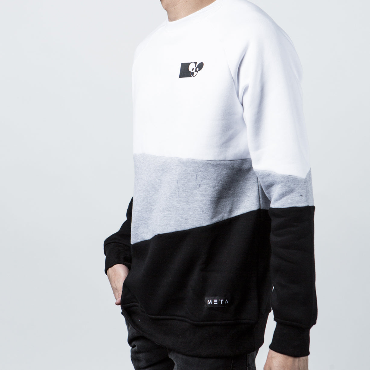 deadmau5 x Meta - ASYMMETRY CREW SWEATER