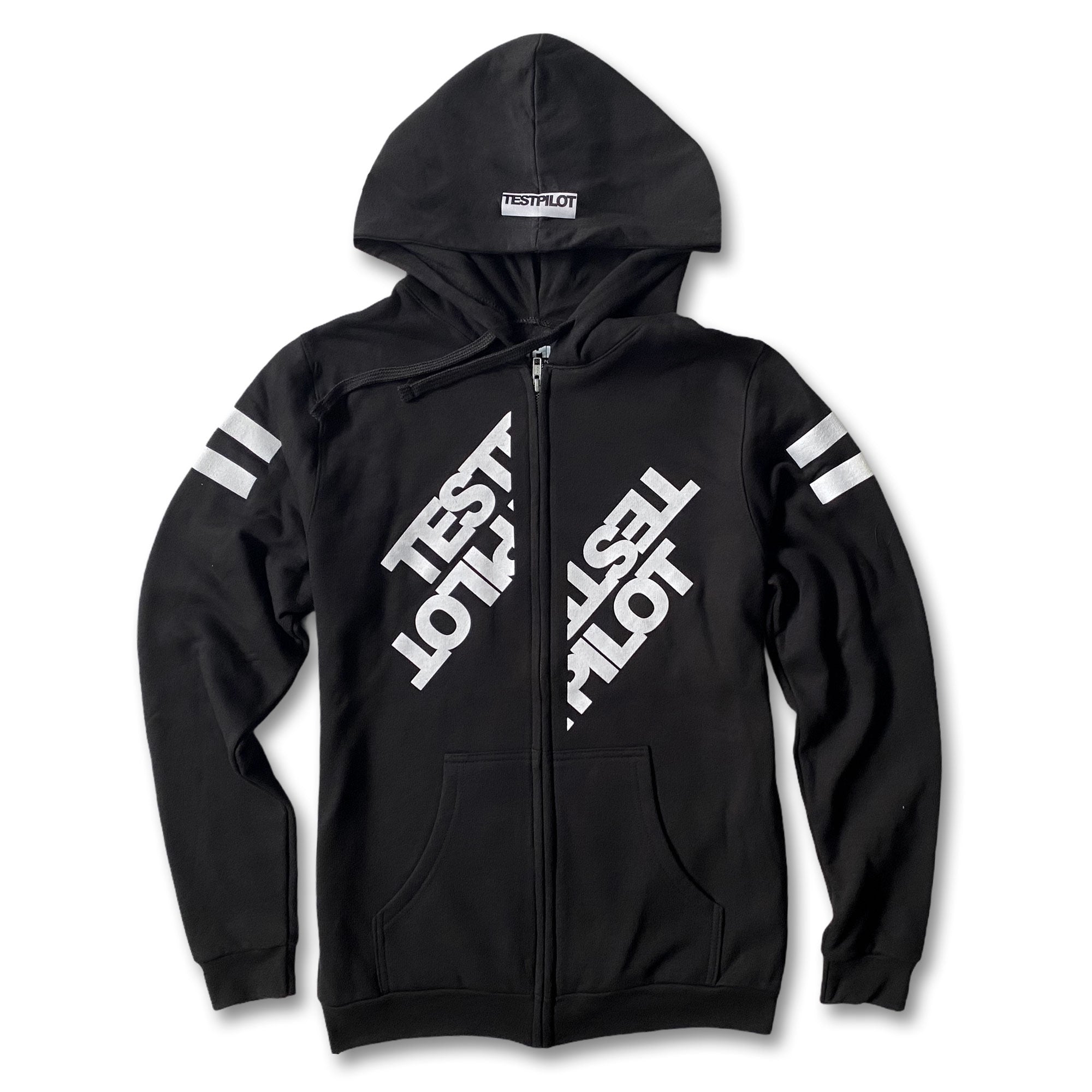 Testpilot - equal lengths zip up hoodie