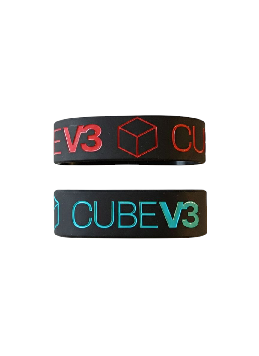 Cube V3 Rubber Wristbands