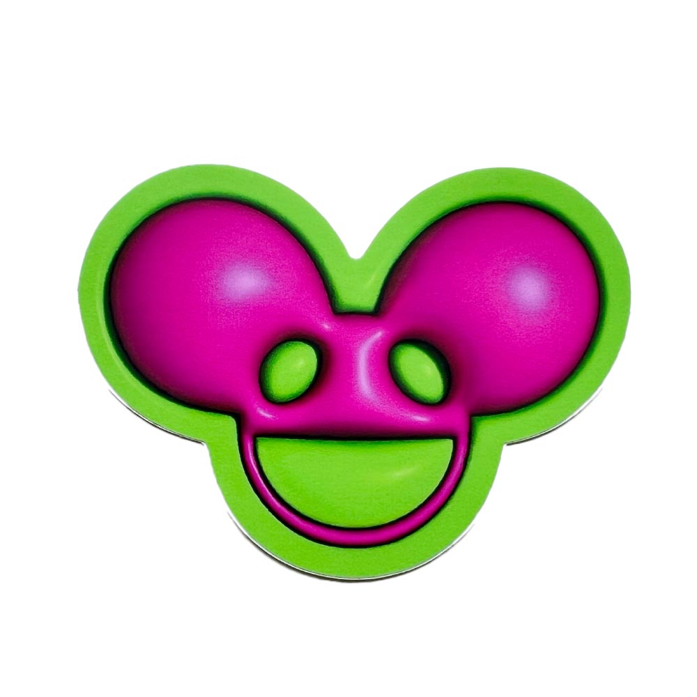 deadmau5 Pink/Green Sticker