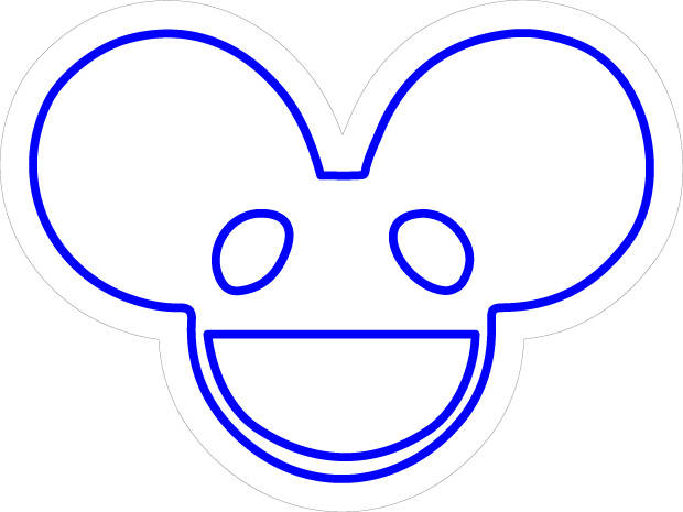 deadmau5 head neon sign