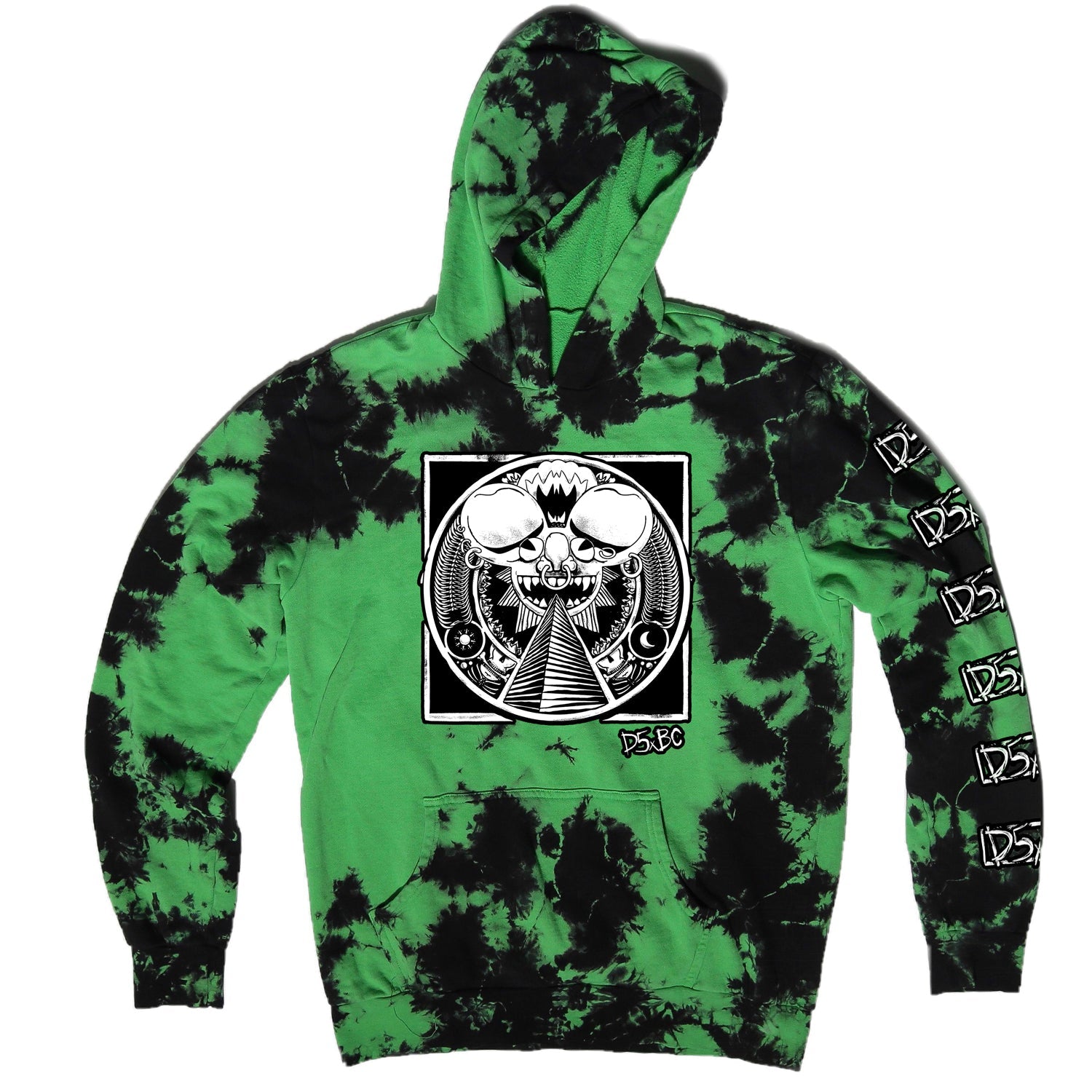 deadmau5 x Blackcraft Cult - Ancient Mau5 - Green Lightning Dye Pullover